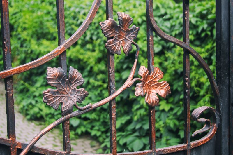 Outdoor Wrought Iron Piece