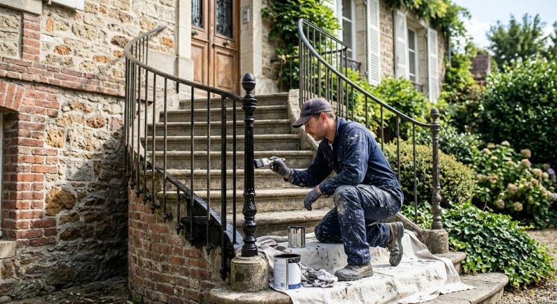 Wrought Iron Painting Service
