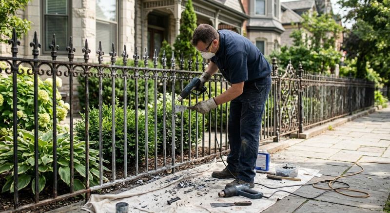 Wrought Iron Painting Service